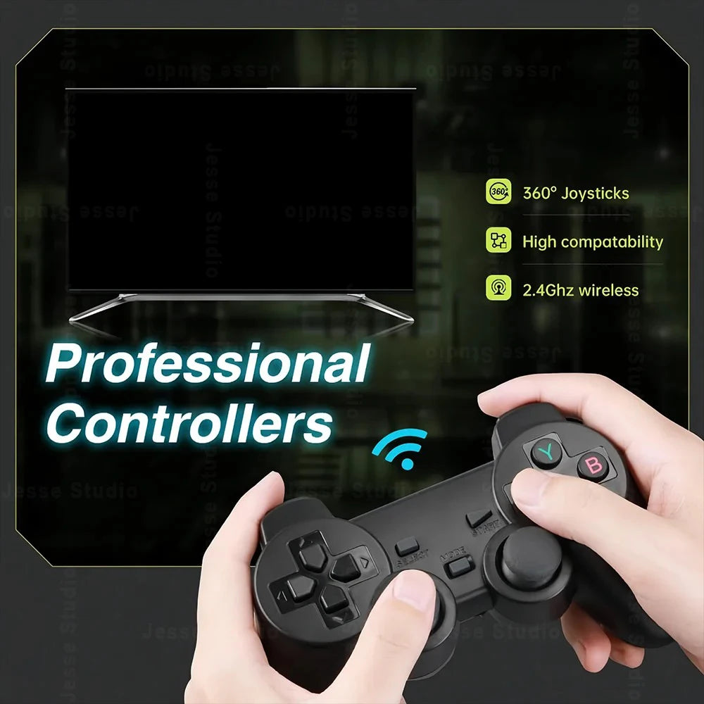 PC Gaming Controller Game Stick Game Box 2.4G Wireless Gamepad Control Emuelec Emulator Video Game Console Accessories Joystick
