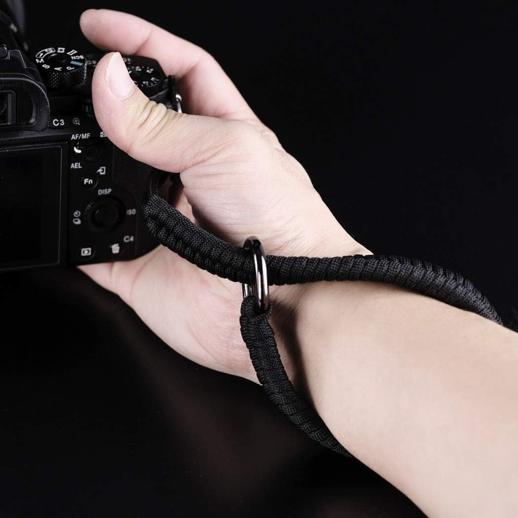 Camera Wrist Strap - Paracord High-End Camera Hand Strap Wrist Lanyard for DSLR or Mirrorless Camera