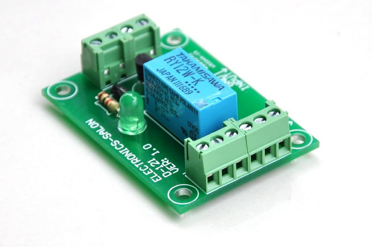 DPDT Signal Relay Module, 12Vdc, RY12W-K Relay. Has Assembled.