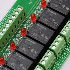 8 Channel 10Amp SPDT Power Relay Module Board (Operating Voltage: DC 5V)