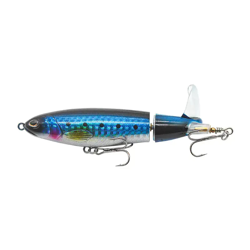 Whopper Popper 13g/16g/36g Topwater Spinner Lure Artificial Bait Hard Plopper Soft Rotating Tail Fishing Tackle