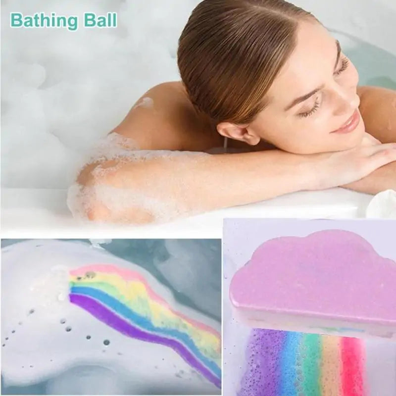 Exfoliating Cloud Bubble Bath Bombs For Babies