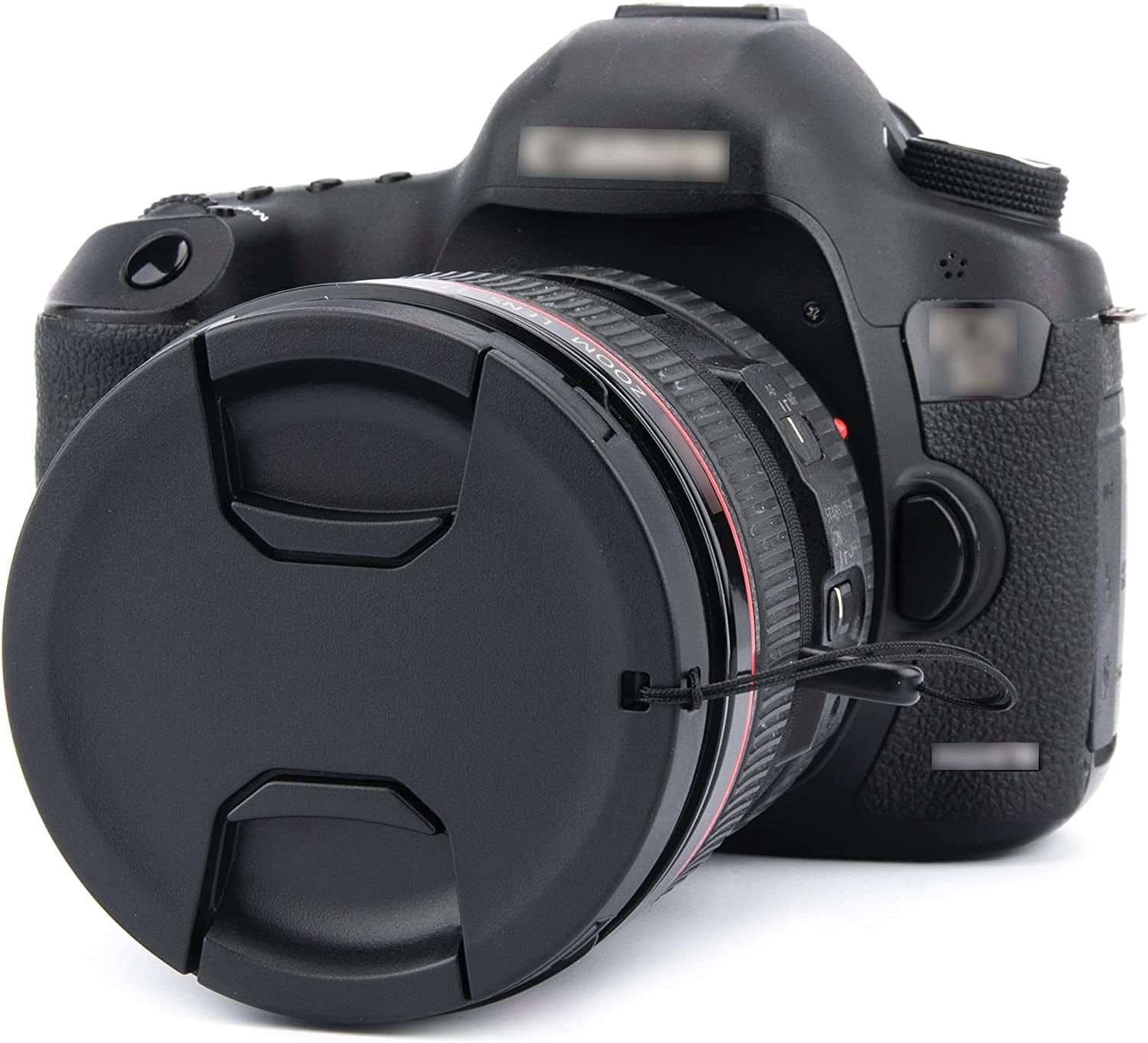 77Mm Front Lens Cap Cover with Keeper for Canon EOS 6D 6DM2 5D Mark IV with EF 24-105Mm or 24-70Mm F4L Kit Lens for Nikon D750 D780 with AF-S 24-120Mm F4G Kit Lens & More Lens with 77Mm Filter Thread