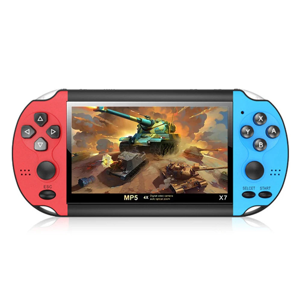 X7 Handheld Game Console 4.3-Inch Screen Game Console Built in 10000+ Games Rechargeable Video Game Console for Kids Men Women