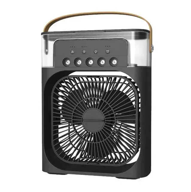 Portable Stand Fan and Air Cooler with Ice Cooling and Heat Dissipation